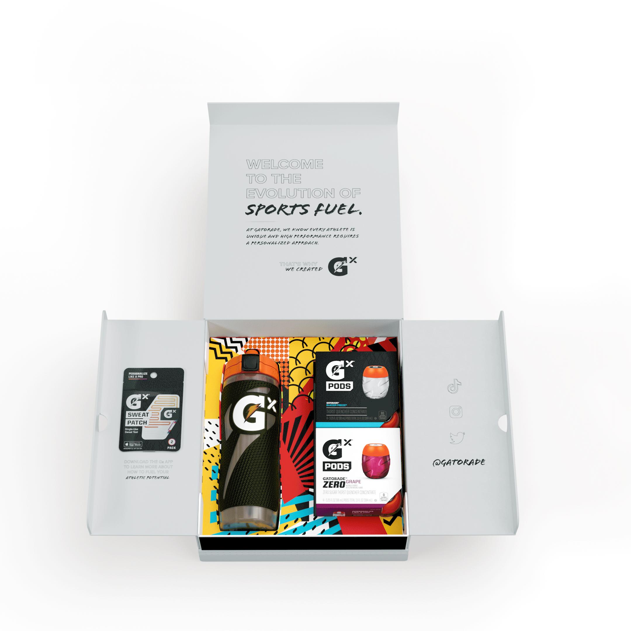 packaging for Gx Pods Hydration Kit