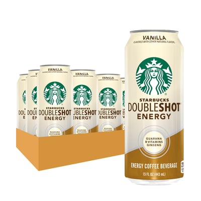 Starbucks Doubleshot® Energy Vanilla Coffee Drink 15 oz cans, 12 Pack photo