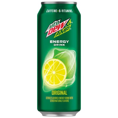 Amp Energy Original Citrus Energy Drink 16 Fl Oz 12 Count Cans photo