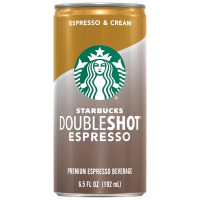 Starbucks Doubleshot® Espresso + Cream Coffee Drinks 6.5 oz cans, 12 Pack photo