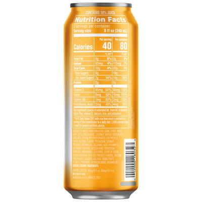 Mtn Dew Kickstart Pineapple Orange Mango 16 Fl Oz 12 Ct Can photo